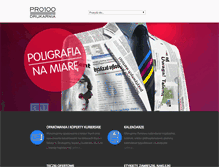 Tablet Screenshot of pro100.com.pl